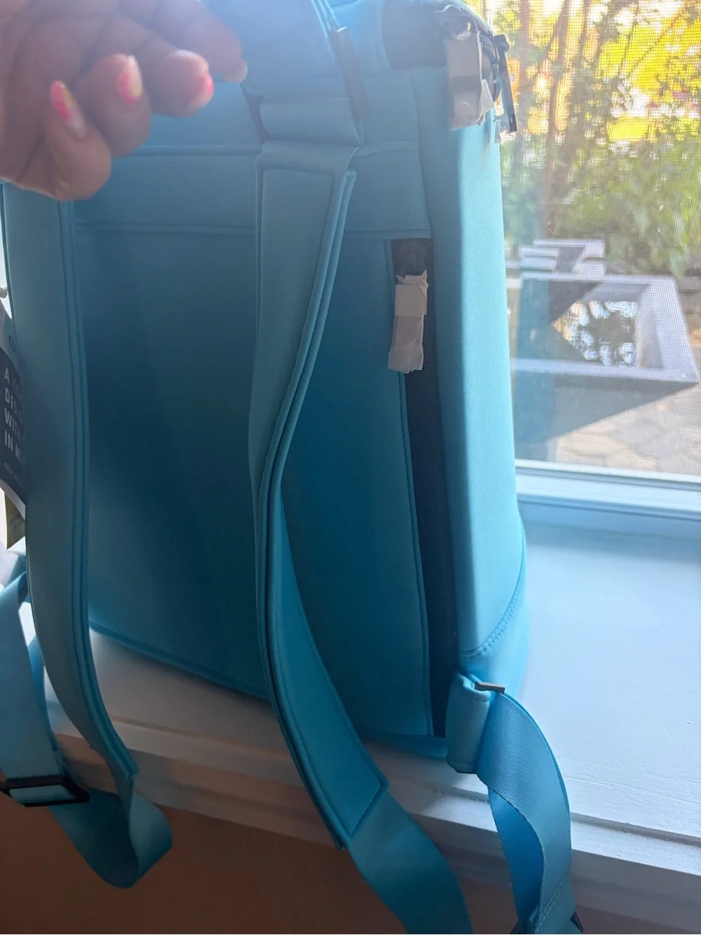 Corkcicle Light Aqua Blue Insulated Cooler Backpack
